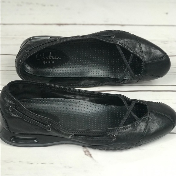 black cole haan flats